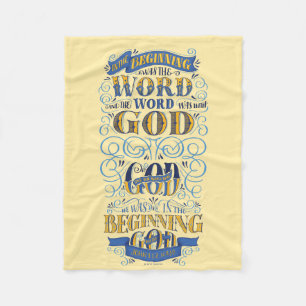 Am Anfang war das Wort Fleecedecke