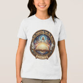 Am Anfang war das Wort Tri-Blend Shirt (Vorderseite)