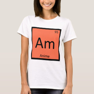 Am - Anime-Animation-Chemie-Periodensystem T-Shirt