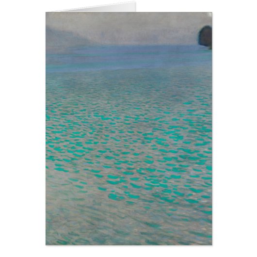 Am Attersee bei Gustav Klimt, Vintage Kunst (Vorne)