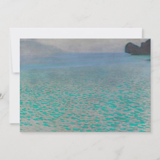 Am Attersee bei Gustav Klimt, Vintage Kunst (Vorderseite)