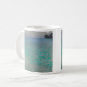 Am Attersee bei Gustav Klimt, Vintage Kunst Kaffeetasse (Vorderseite Links)