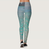 Am Attersee bei Gustav Klimt, Vintage Kunst Leggings (Rückseite)