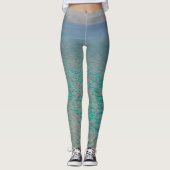Am Attersee bei Gustav Klimt, Vintage Kunst Leggings (Vorderseite)