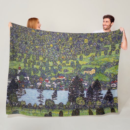 Am Attersee, Gustav Klimt Fleecedecke (Beispiel)