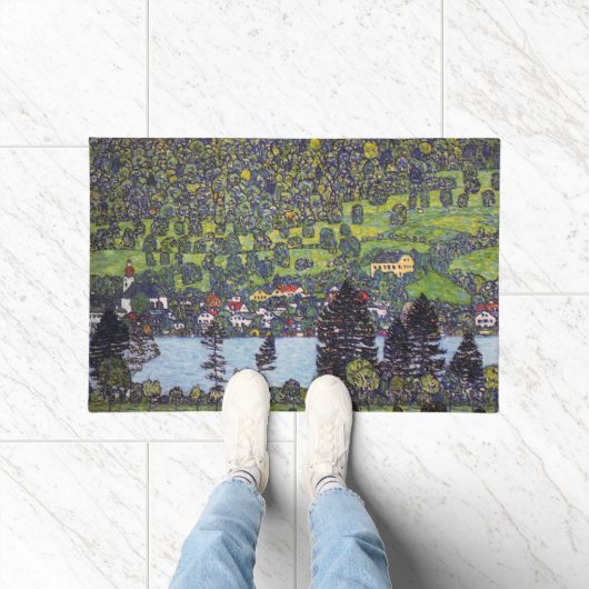 Am Attersee, Gustav Klimt Fußmatte (Indoor)
