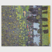 Am Attersee, Gustav Klimt Geschenkpapier (Flach)