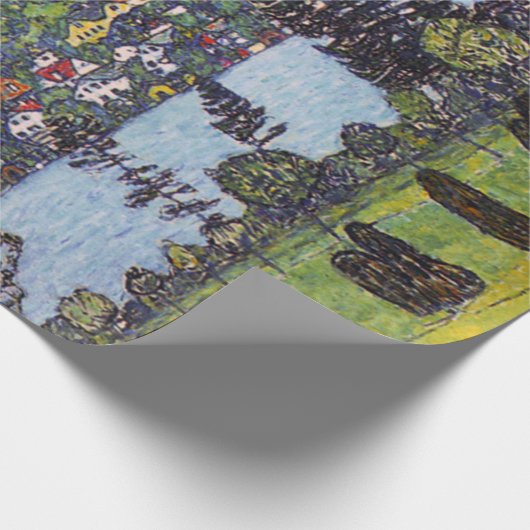 Am Attersee, Gustav Klimt Geschenkpapier (Ecke)