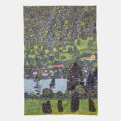 Am Attersee, Gustav Klimt Geschirrtuch (Vertikal)