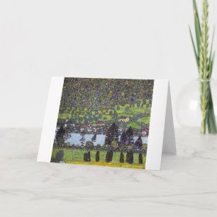 Am Attersee, Gustav Klimt Karte