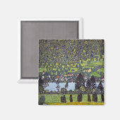 Am Attersee, Gustav Klimt Magnet (Vorderseite/Rückseite)