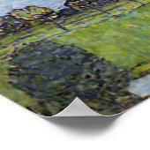 Am Attersee, Gustav Klimt Poster (Ecke)