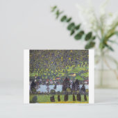 Am Attersee, Gustav Klimt Postkarte (Stehend Vorderseite)