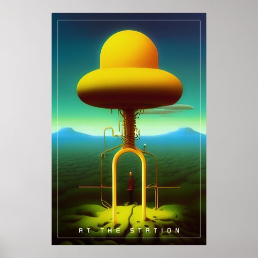 Am Bahnhof Poster (Vorne)