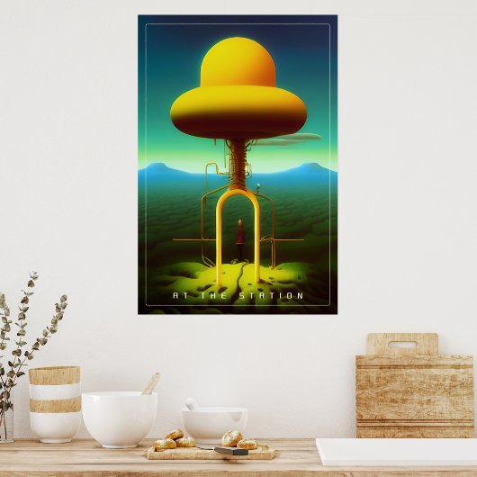 Am Bahnhof Poster (Küche)