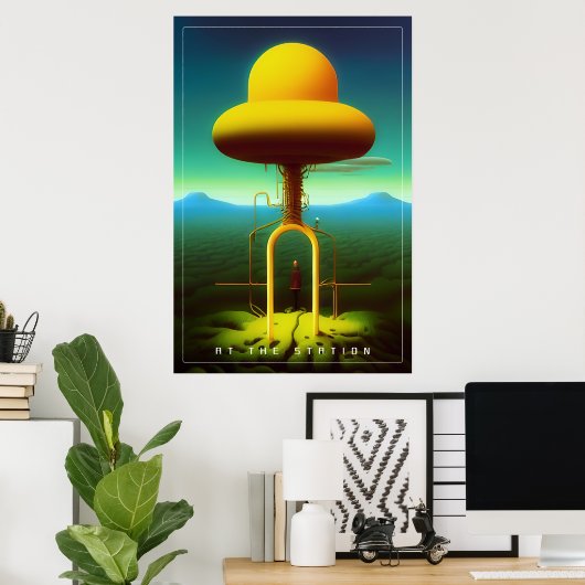 Am Bahnhof Poster (Heimbüro)