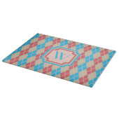 Am Beach Raute Glass Cutting Board Schneidebrett (Ecke)