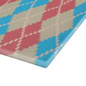 Am Beach Raute Glass Cutting Board Schneidebrett (Ecke)