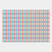 Am Beach Raute Wrapping Paper Set Geschenkpapier Set (Vorderseite)