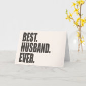 Am besten. Ehemann. Überhaupt Karte (Gelbe Blume)