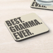 Am besten. Gramma. Überhaupt Getränkeuntersetzer (Linke Seite)