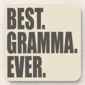 Am besten. Gramma. Überhaupt Getränkeuntersetzer (Vorderseite)