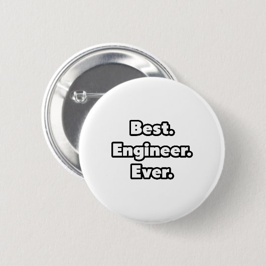 Am besten. Ingenieur. Immer. Button (Vorne & Hinten)