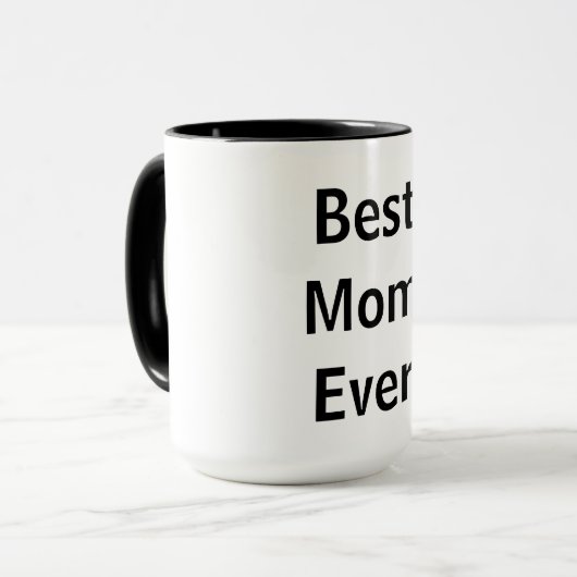 Am besten. Mama. Immer. Tasse (Vorderseite Links)