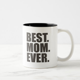 Am besten. Mama. Überhaupt Zweifarbige Tasse
