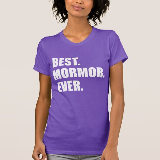Am besten. Mormor. Immer. (AUF DARK) T-Shirt (Vorderseite)