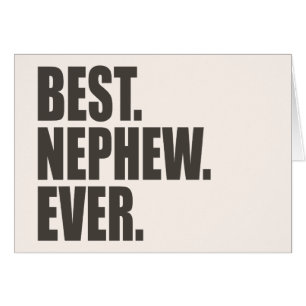 Am besten. Neffe. Überhaupt