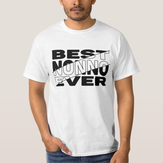 AM BESTEN NEIN JEMALS. T-Shirt (Vorderseite)