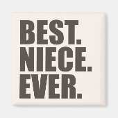 Am besten. Nichte. Immer. Magnet (Vorne)