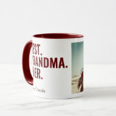 Am besten. Oma. Immer. Foto-Tasse der Mutter Tasse (Vorderseite Links)
