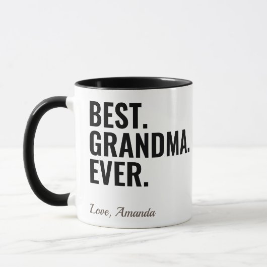 Am besten. Oma. Immer. Foto-Tasse der Mutter Tasse (Links)