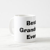 Am besten. Oma. Immer. Tasse (Vorderseite Links)