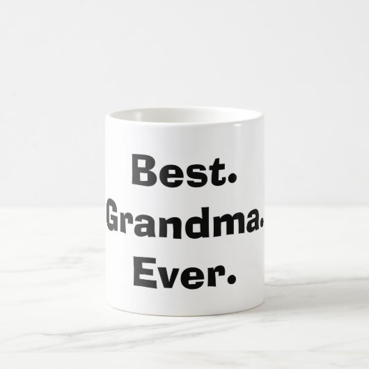 Am besten. Oma. Immer. Tasse (Mittel)