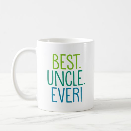 Am besten. Onkel. Immer! Kaffeetasse (Links)