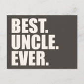 Am besten. Onkel. Immer. Postkarte (Vorderseite)