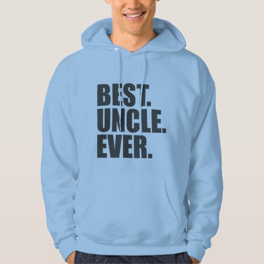 Am besten. Onkel. Überhaupt Hoodie (Vorderseite)