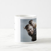 Am besten. Papa. Immer. Vatertag-Foto Kaffeetasse (Mittel)