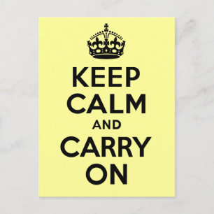 Am besten Preis ruhig und auf schwarz tragen Postkarte