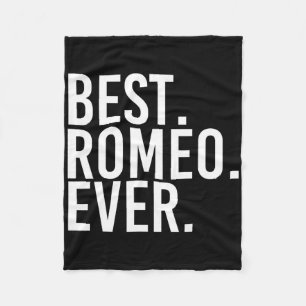 Am besten. Romeo. Immer. Funny Personalisiert Name Fleecedecke