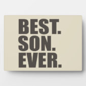 Am besten. Sohn. Immer. Fotoplatte (Vorderseite)