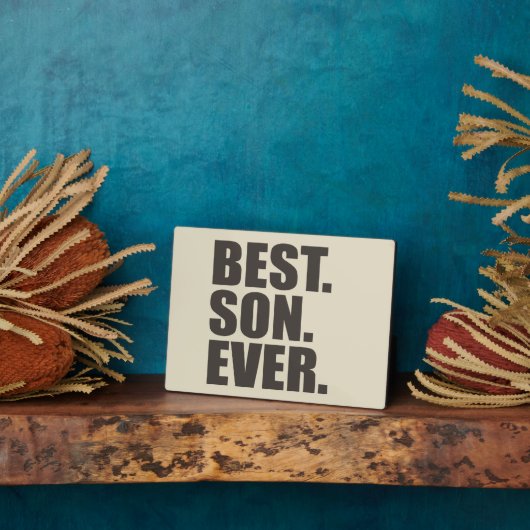 Am besten. Sohn. Immer. Fotoplatte (Seite)