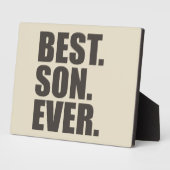 Am besten. Sohn. Immer. Fotoplatte (Seite)