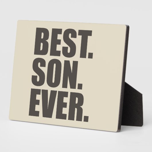 Am besten. Sohn. Immer. Fotoplatte (Seite)