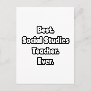 Am besten. Sozialstudien Lehrer. Immer. Postkarte