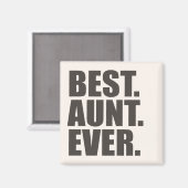 Am besten. Tante. Immer. Magnet (Vorderseite/Rückseite)