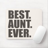Am besten. Tante. Überhaupt Mousepad (Mit Mouse)